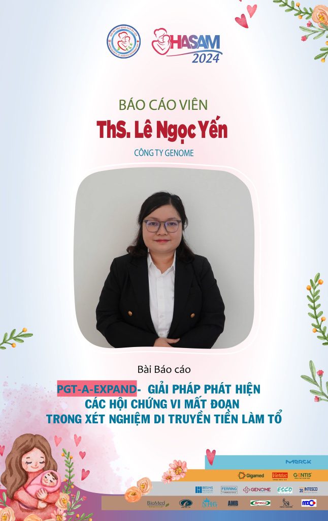 ThS. Lê Ngọc Yến báo cáo tại Hội thảo khoa học thường niên lần thứ V HASAM 2024