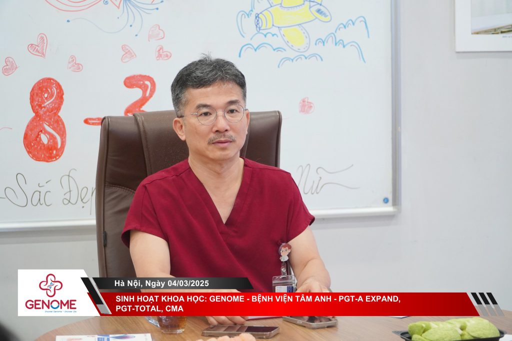 PGS.TS.BS Lê Hoàng tại buổi sinh hoạt khoa học