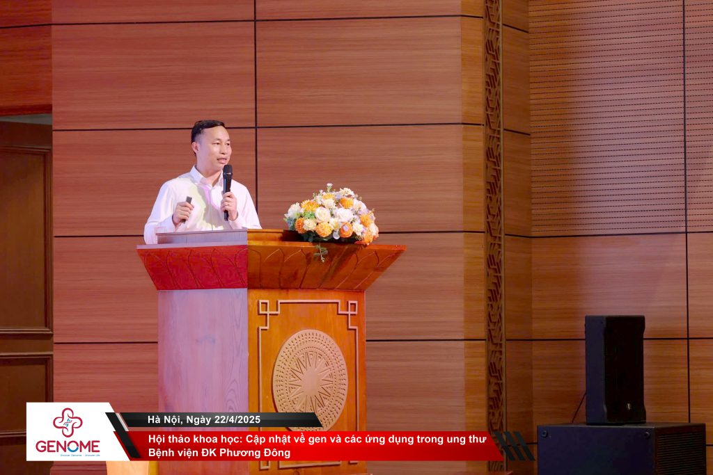 PGS.TS.BS Đặng Tiến Trường báo cáo tại Hội thảo khoa học - Bệnh viện Phương Đông