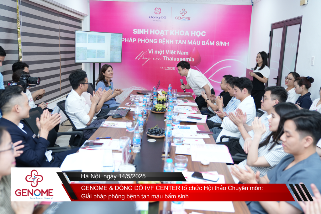 Genome & Đông Đô IVF tổ chức sinh hoạt khoa học: Giải pháp phòng bệnh tan máu bẩm sinh