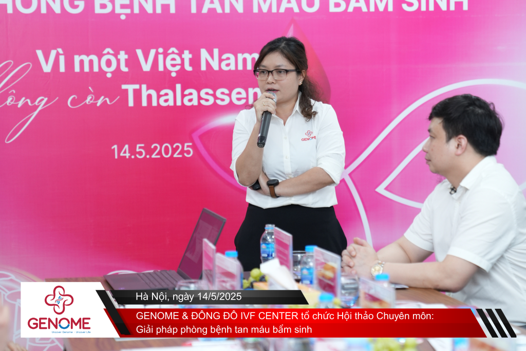 Bài chia sẻ “Giải pháp xét nghiệm PGT tích hợp” – ThS. Lê Thị Ngọc Yến, Trưởng phòng R&D, Genome