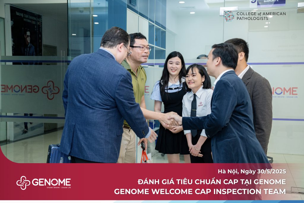 Qua trao đổi và kiểm tra, Đoàn thanh tra CAP đánh giá Genome hoàn thành xuất sắc các tiêu chí