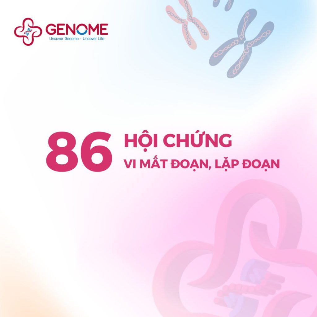 86 hội chứng vi mất đoạn, lặp đoạn