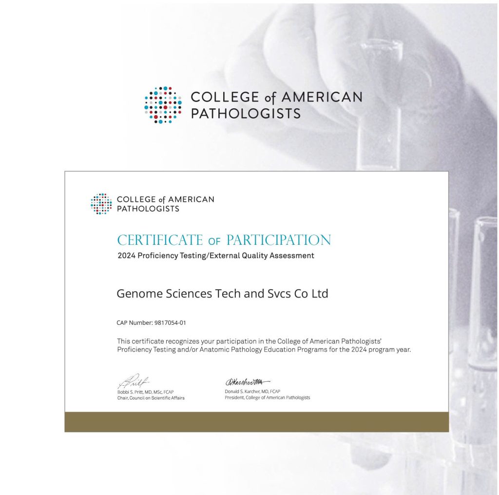 Genome đạt Certificate of Participation vào tháng 3/2025