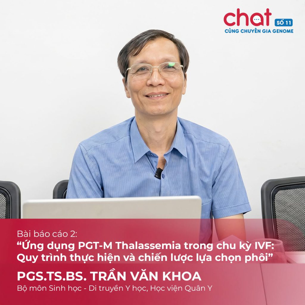 Bài báo cáo của PGS.TS.BS Trần Văn Khoa tại Chat CCCG 11