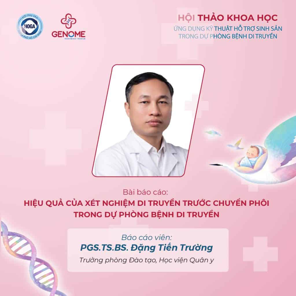 PGS.TS.BS Đặng Tiến Trường - Trưởng phòng Đào tạo, Học viện Quân Y