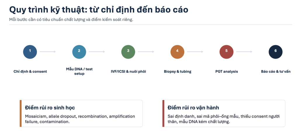 Quy trình kỹ thuật: Từ chỉ định đến báo cáo